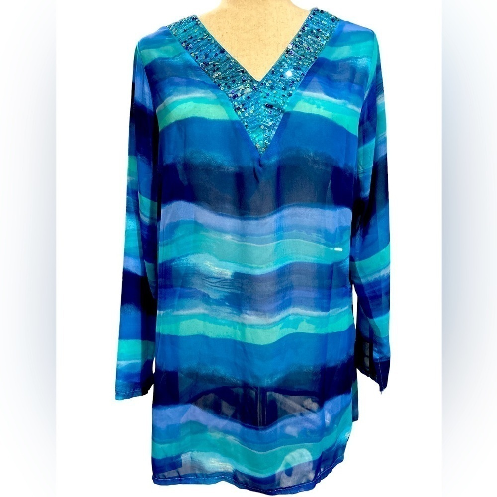 Sheer Sparkle Tunic